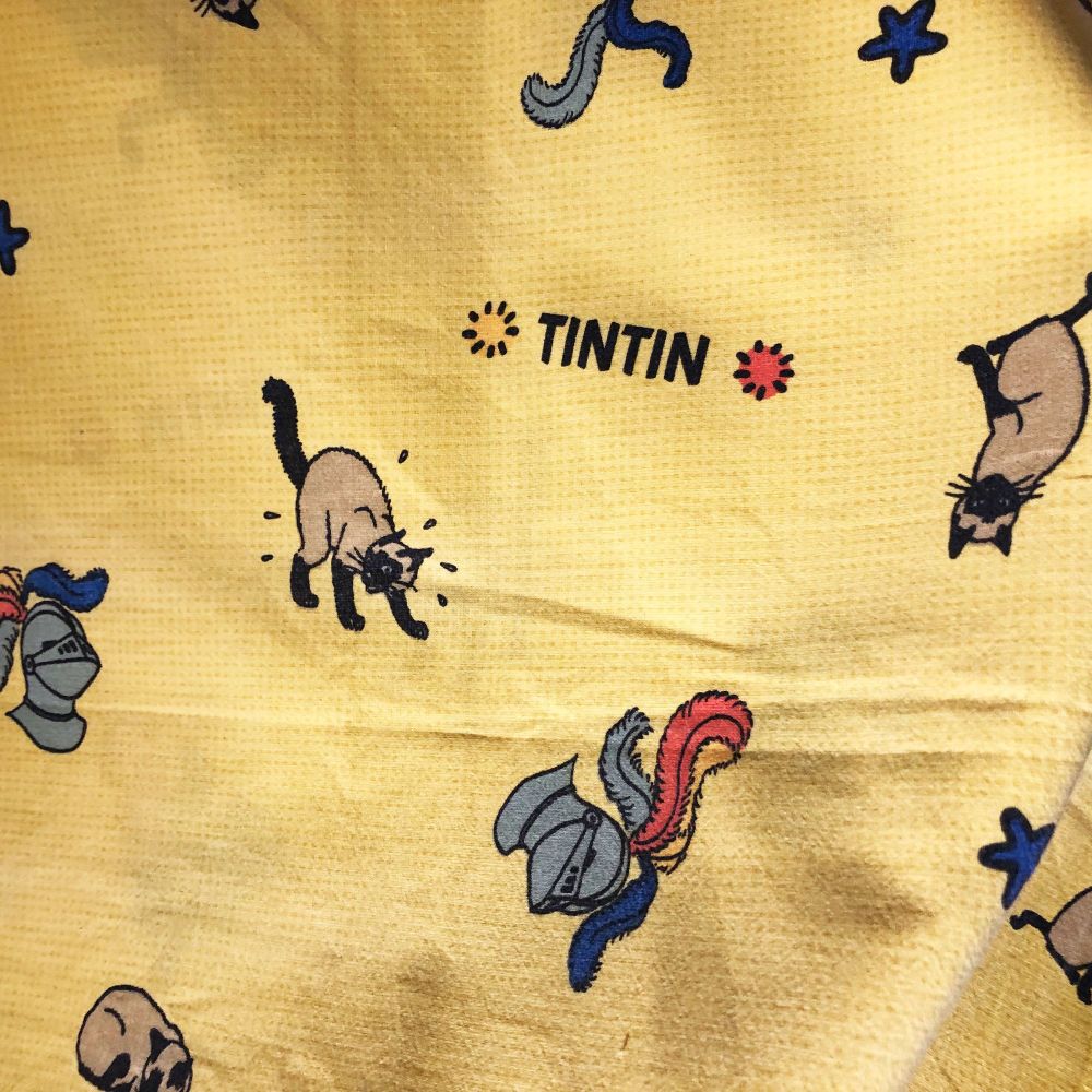 Tintin Fabric - Seven Crystal Balls - 65cm x 60cm