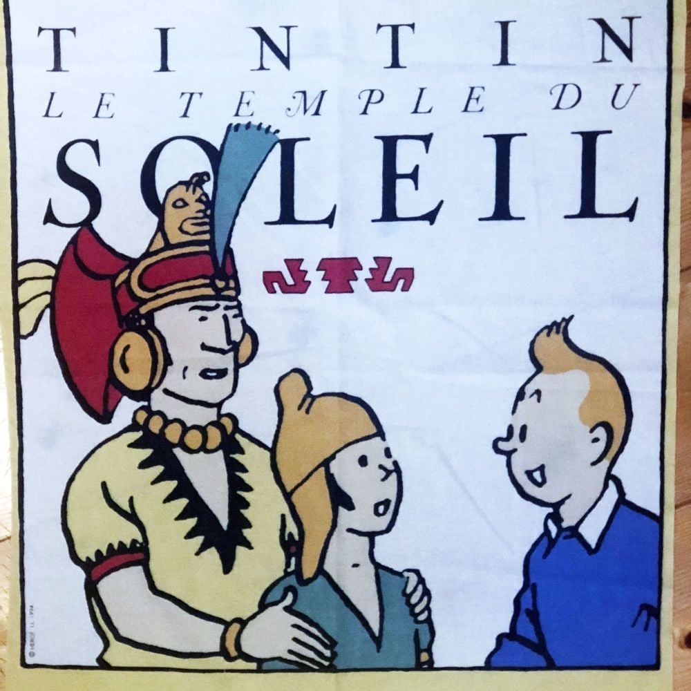 Tintin - Prisoners of the Sun Panel - 55cm x 42cm