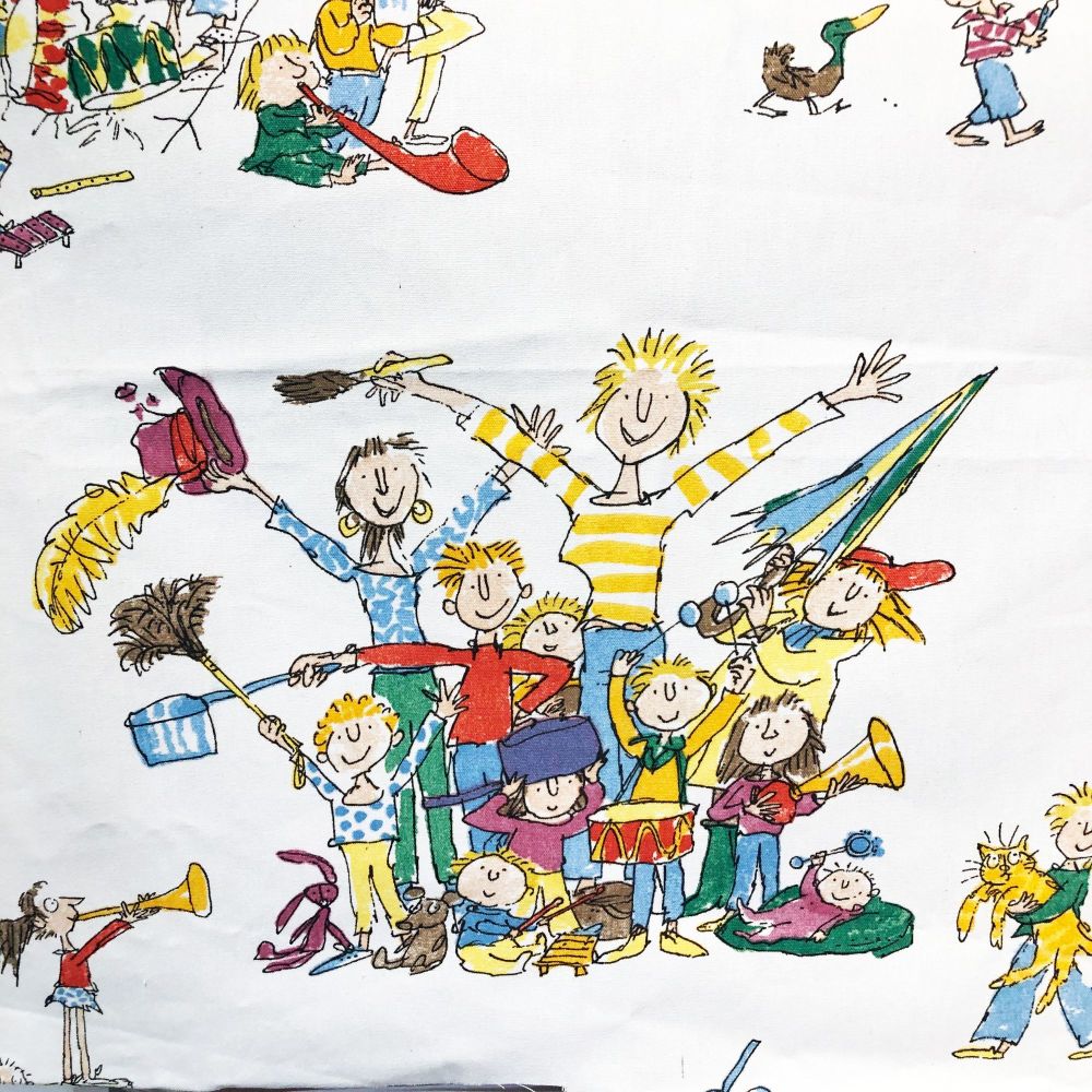 Quentin Blake Cotton - All Join In - 110cm x 80cm