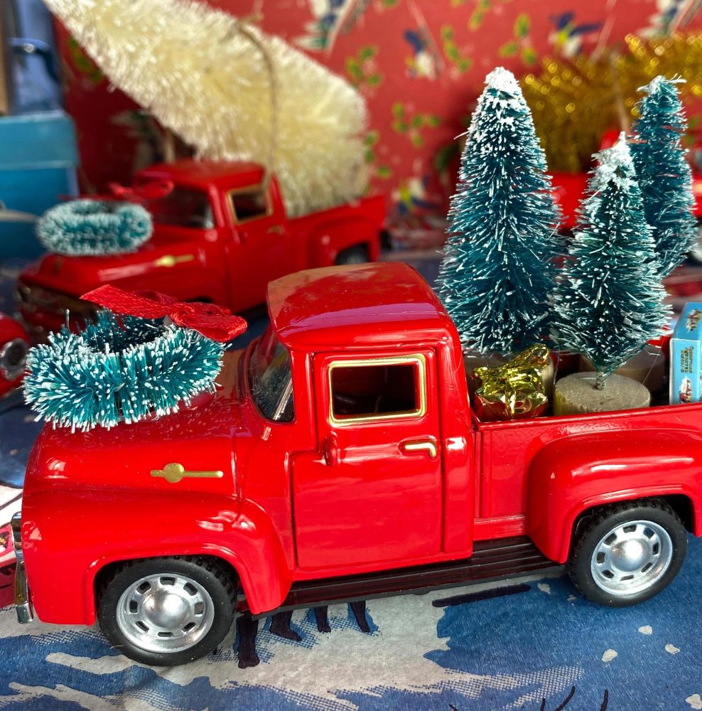 Christmas Truck with Trees & Gifts