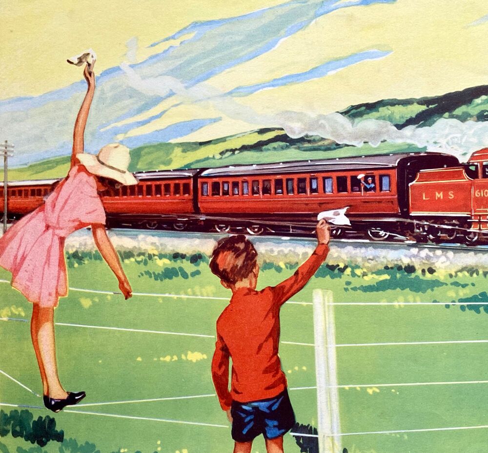 Vintage School Poster 1938 - The Train