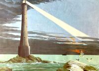 Vintage School Poster - 1940's/50's - A Lighthouse