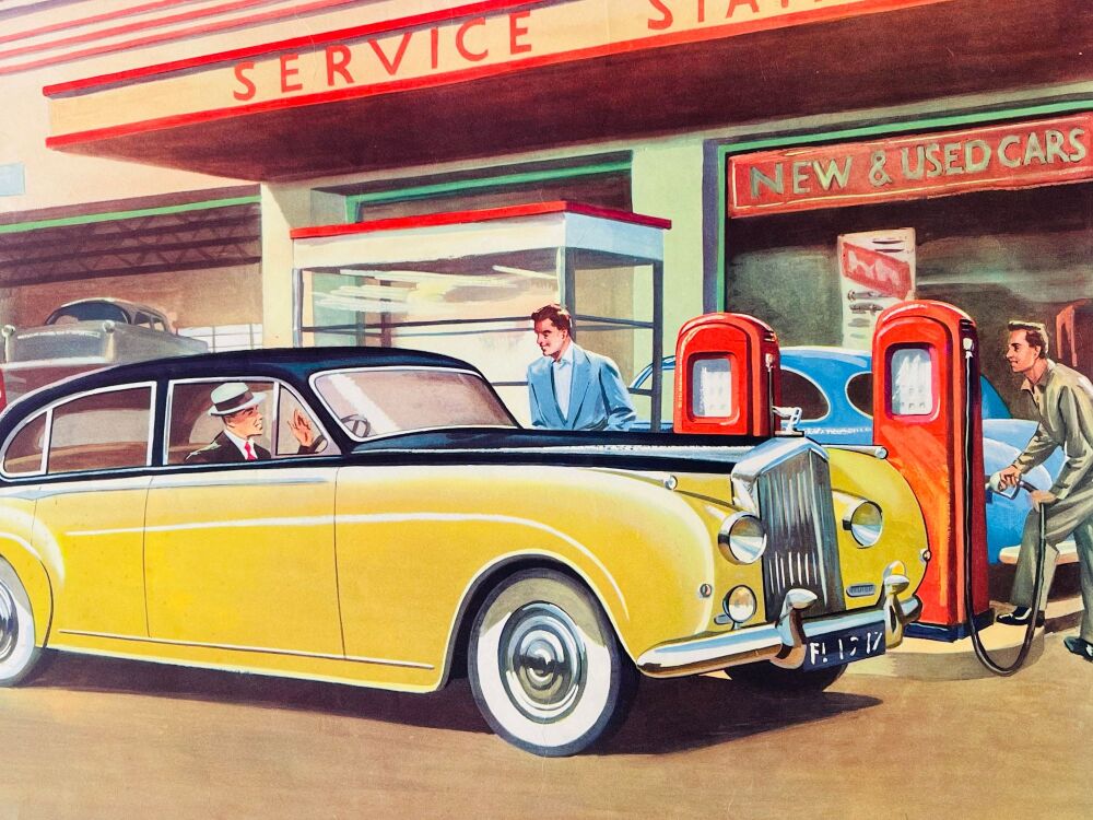 Vintage School Poster - 1950's - A Modern Motor Car