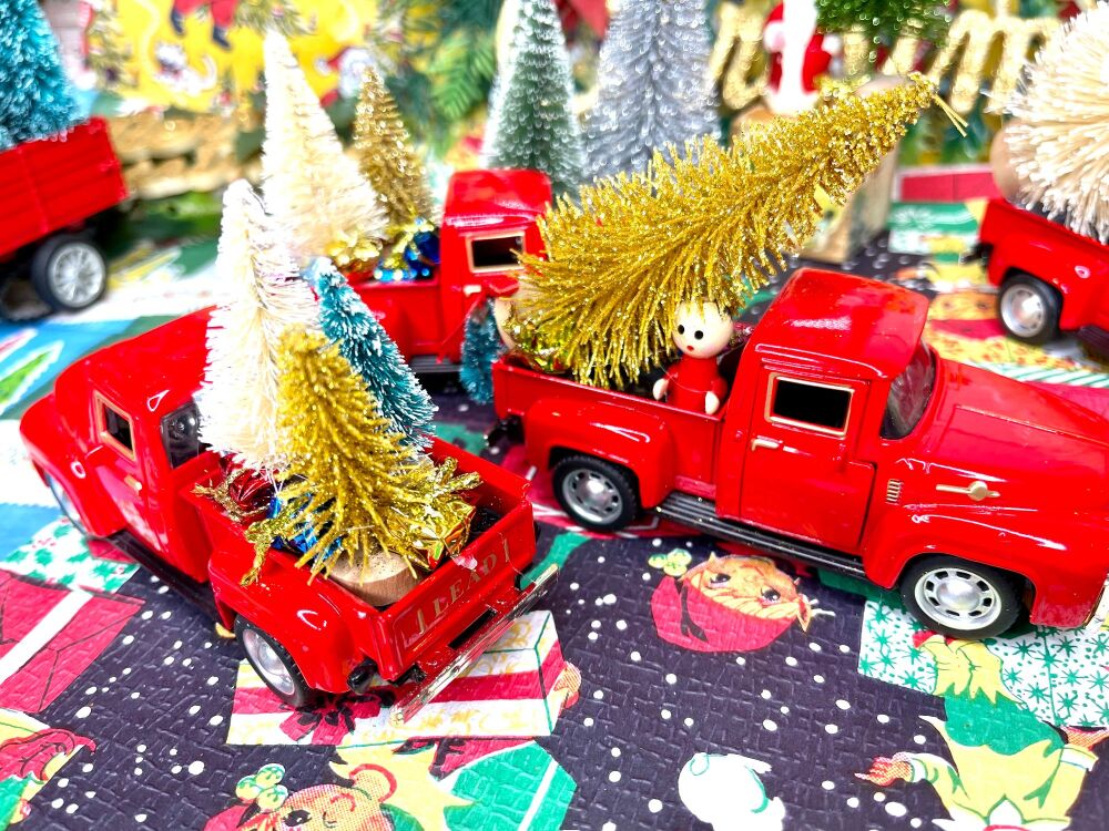 Christmas Truck with Trees & Gifts