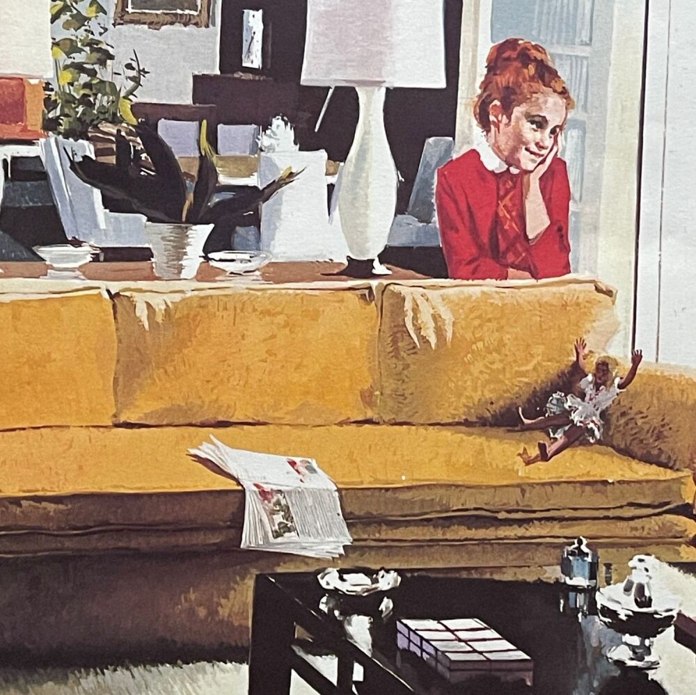 1960's French School Poster - Our House/Pets