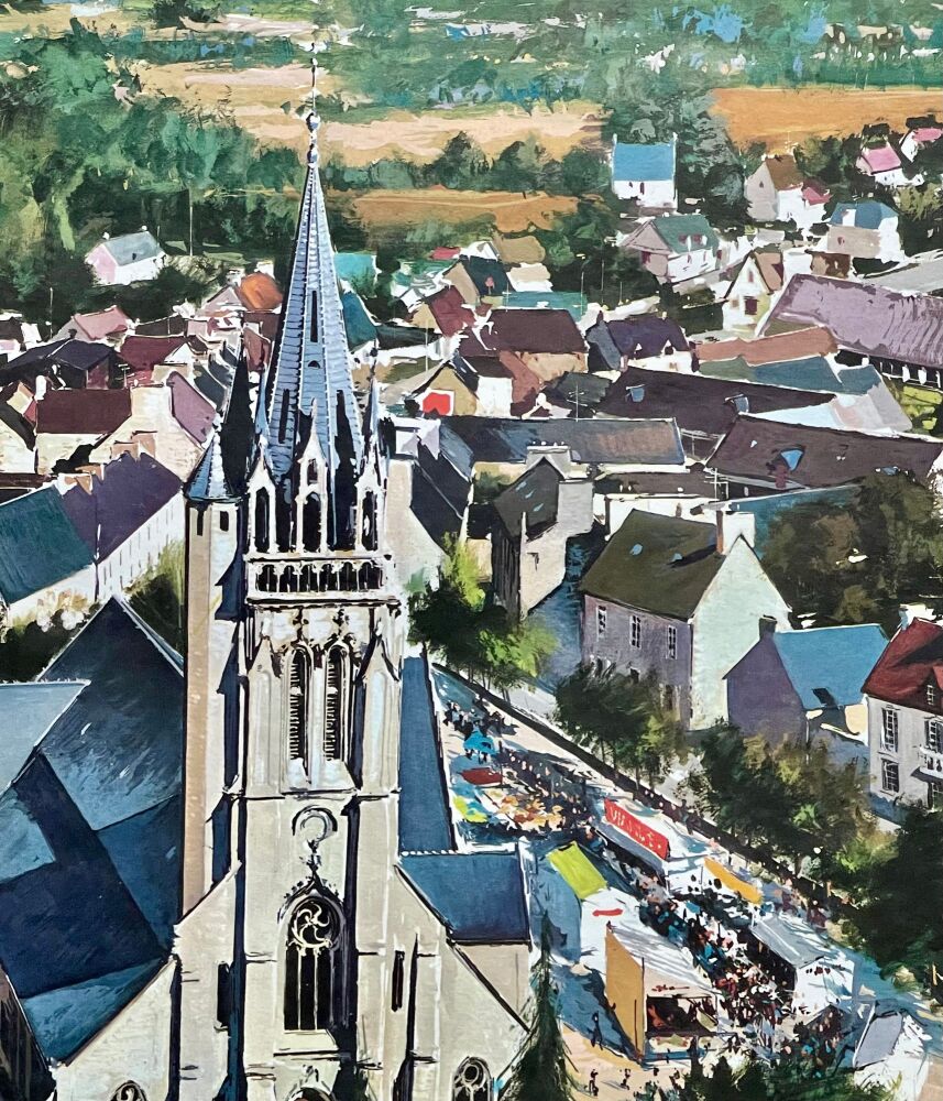 1960's French School Poster - The Village/ At the Doctors