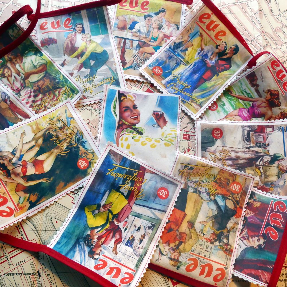 Printed Vintage Bunting