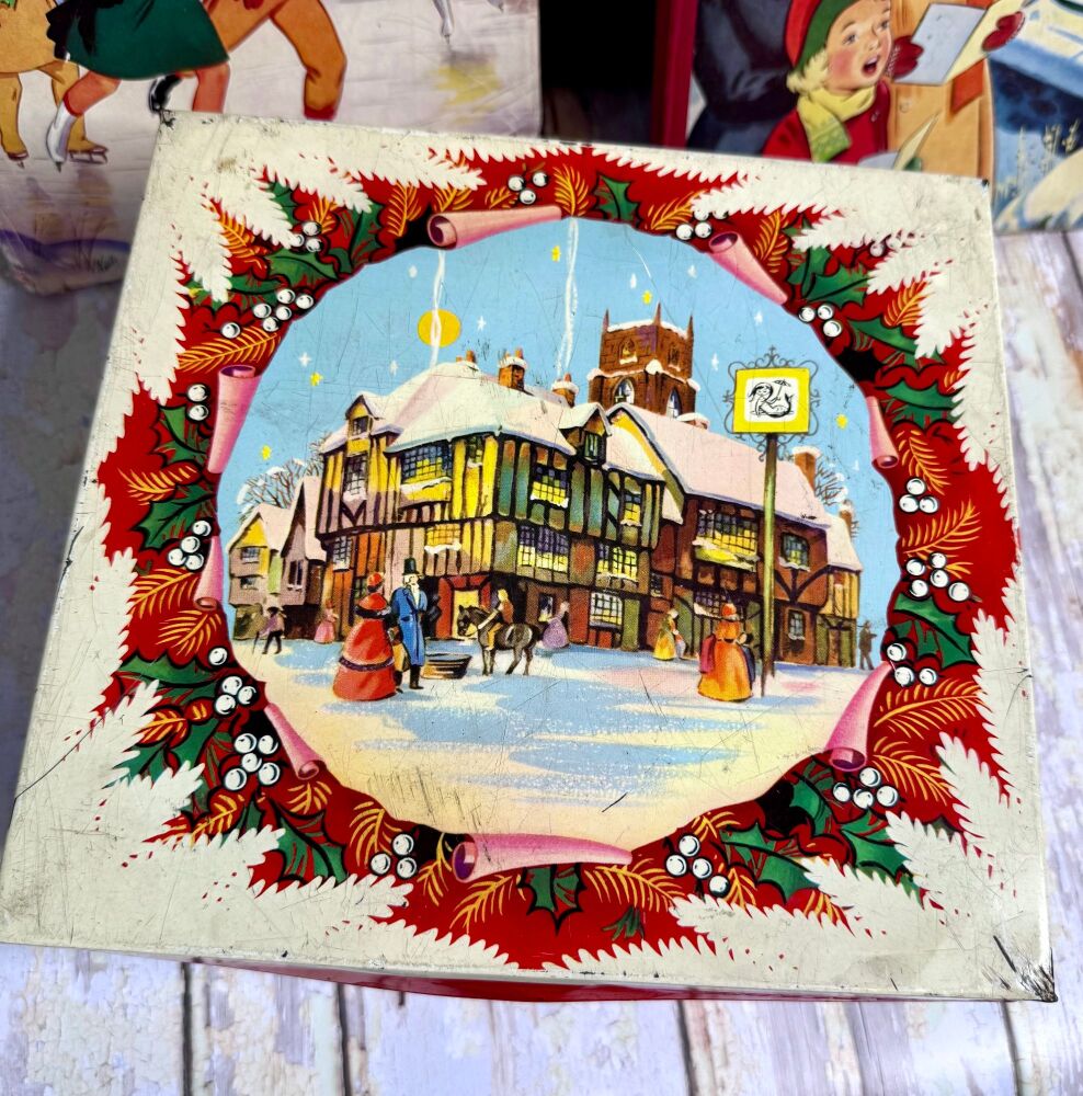 1960's Huntley & Palmers Christmas Tin - Slight Second