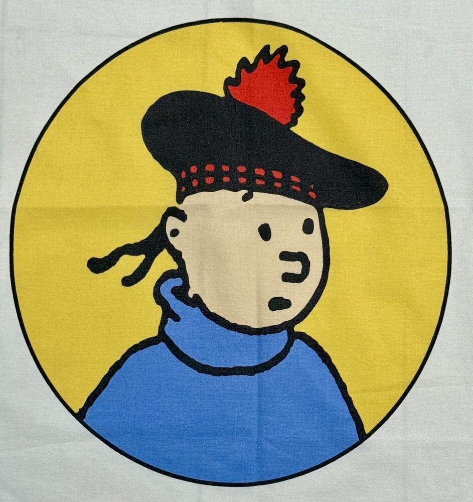 Tintin - The Black Isle Panel - 58cm x 55cm