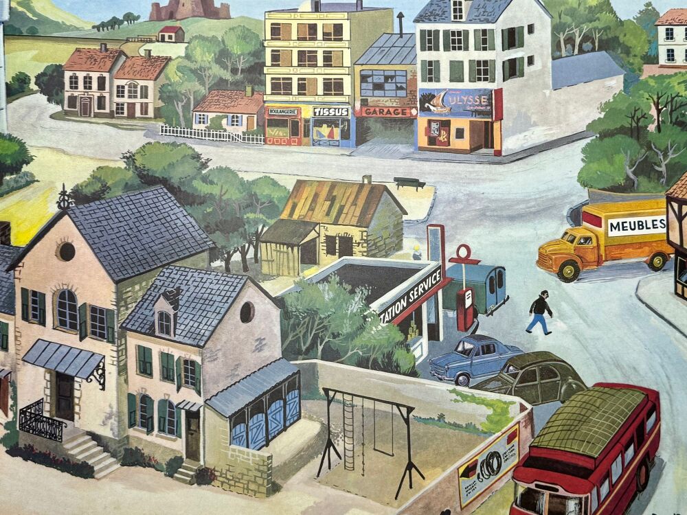 Original Sixties French Poster - The Village/Spring