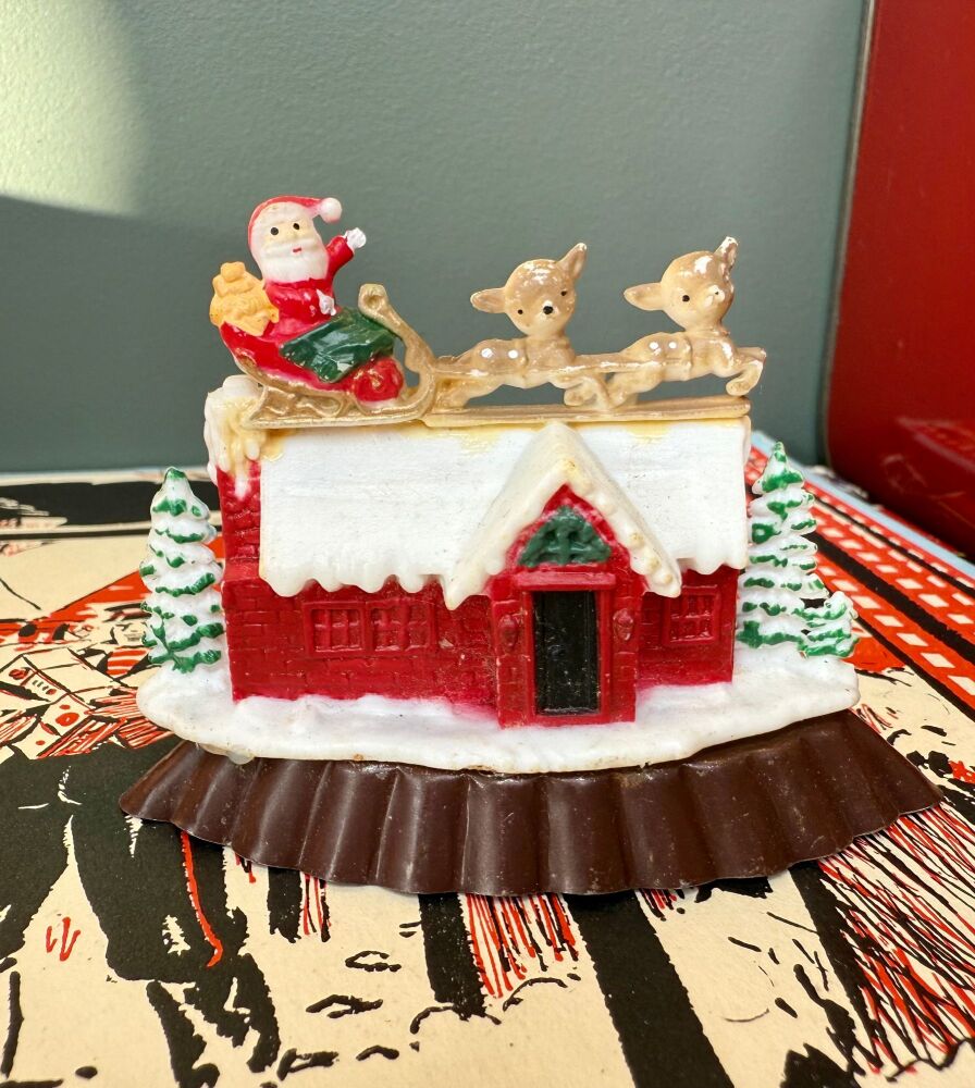 Vintage  Christmas Decorations - Handmade - Santa - Father Christmas