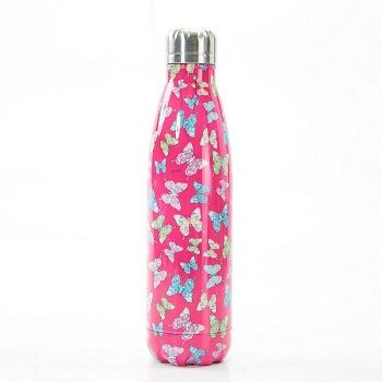 Eco Chic Fuchsia Butterfly Thermal Bottle