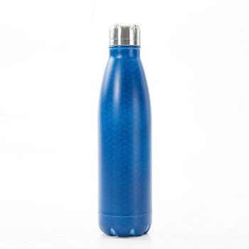 Eco Chic Navy Cubes Thermal Bottle
