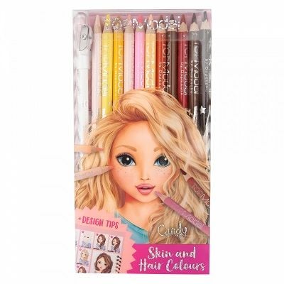 TOPModel Skin and Hair Coloured Pencil Set