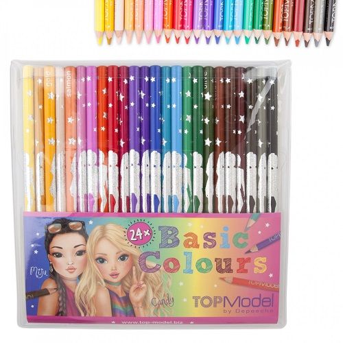 TOPModel 24 Basic Colouring Pencils