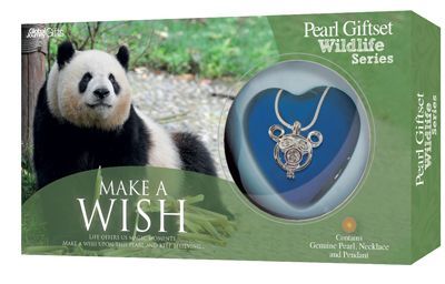 Panda Pearl and Necklace Giftset