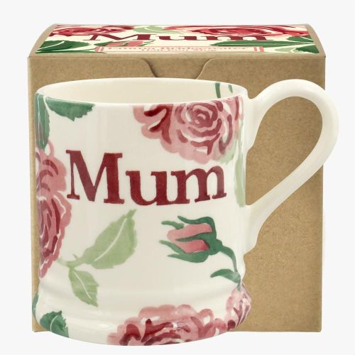 Emma Bridgewater Pink Roses Mum Half Pint Mug