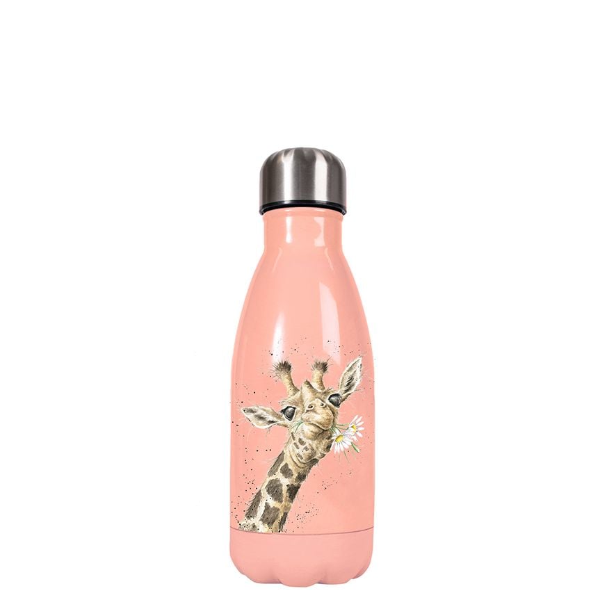 Wrendale Designs Small Giraffe Water Bottle side 1
