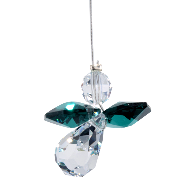 Wild Things Classic Crystal Guardian Angel - Emerald