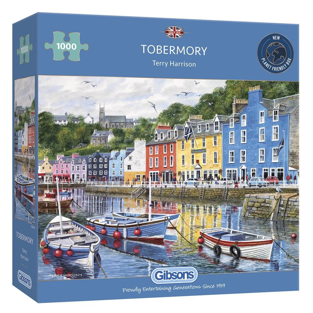 Gibsons Tobermory 1000 Piece Jigsaw Puzzle