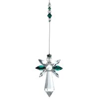 Wild Things Large Crystal Guardian Angel - Emerald
