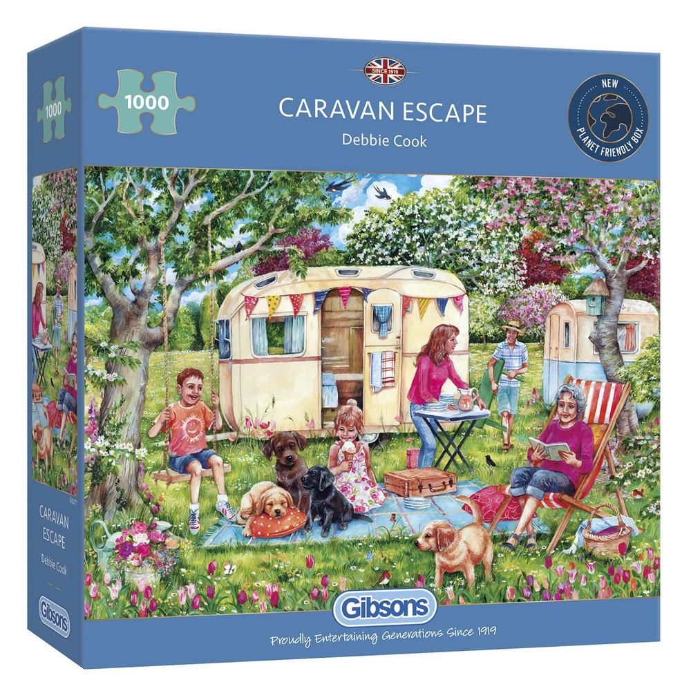 Gibsons Caravan Escape 1000 Piece Jigsaw Puzzle