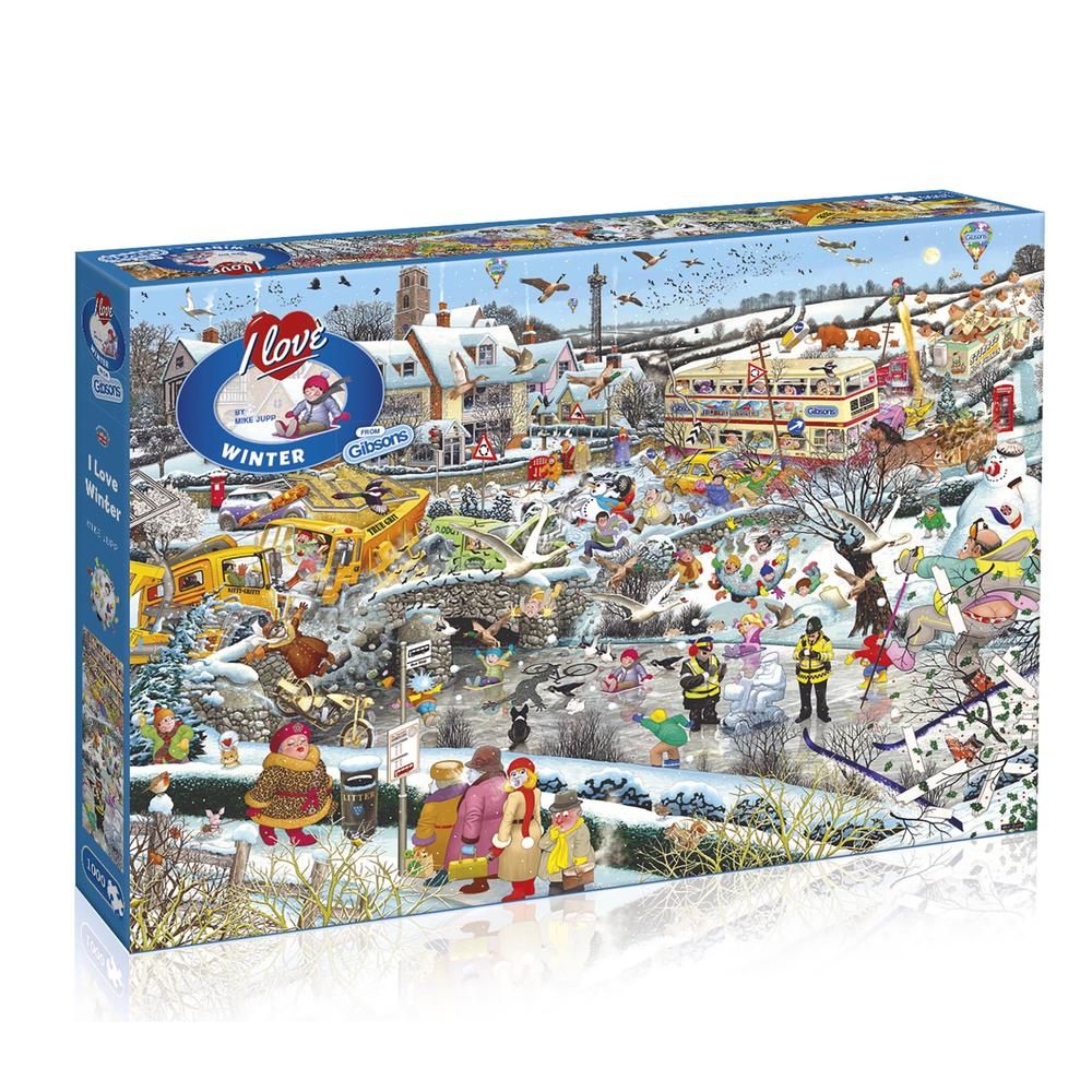 Gibsons I Love Winter 1000 Piece Jigsaw Puzzle
