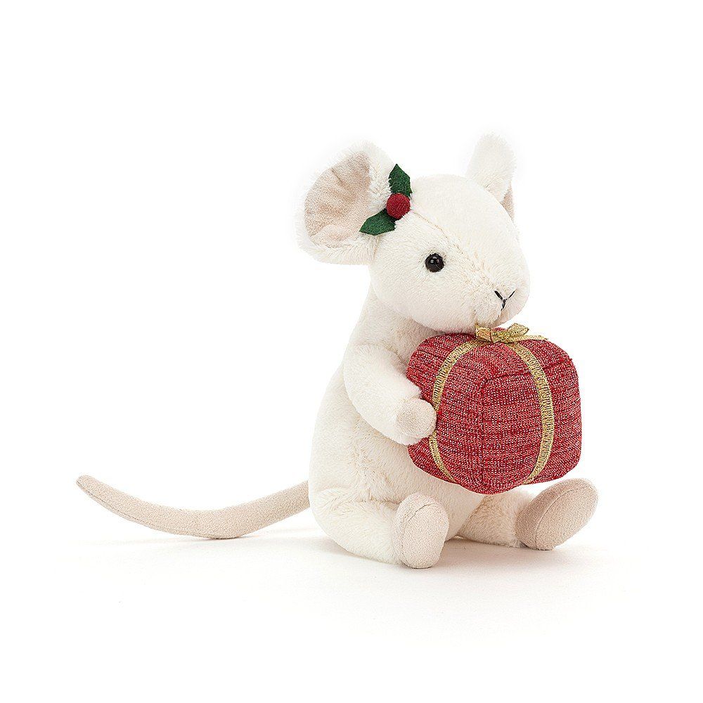 Jellycat Merry Mouse Present Soft Toy