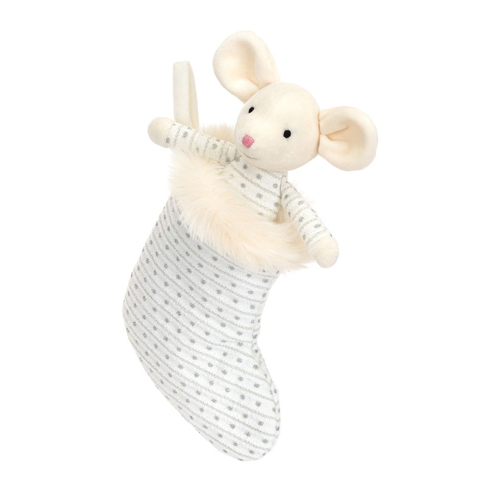 Jellycat Shimmer Stocking Mouse Soft Toy