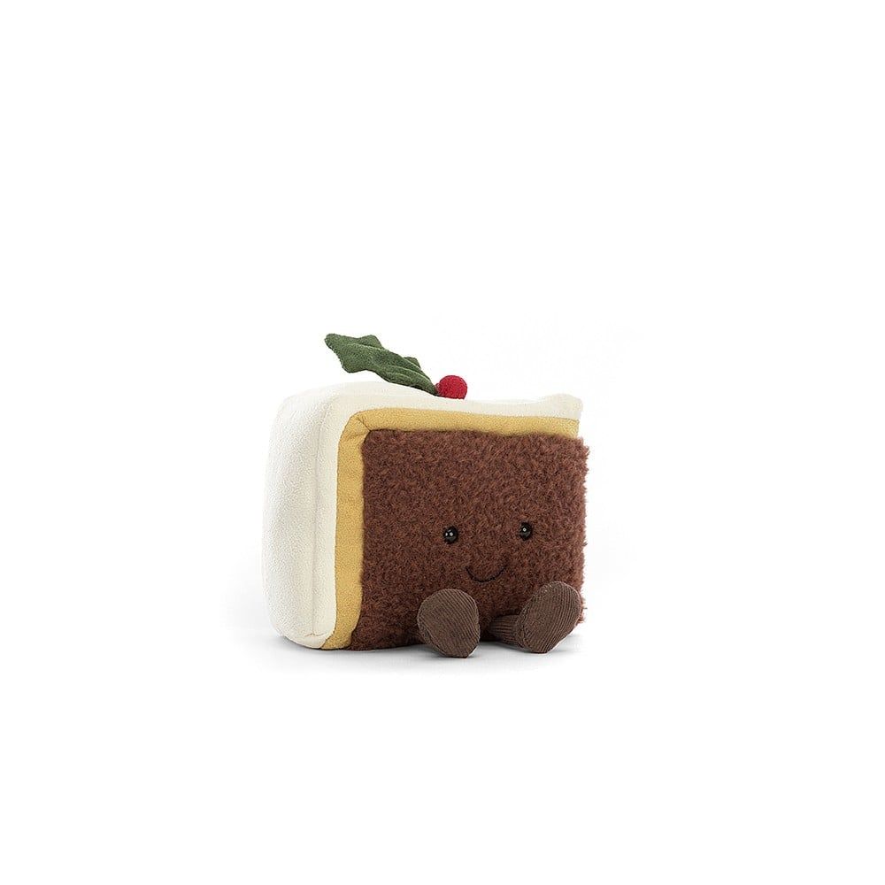 Jellycat Amuseable Slice of Christmas Cake Soft Toy
