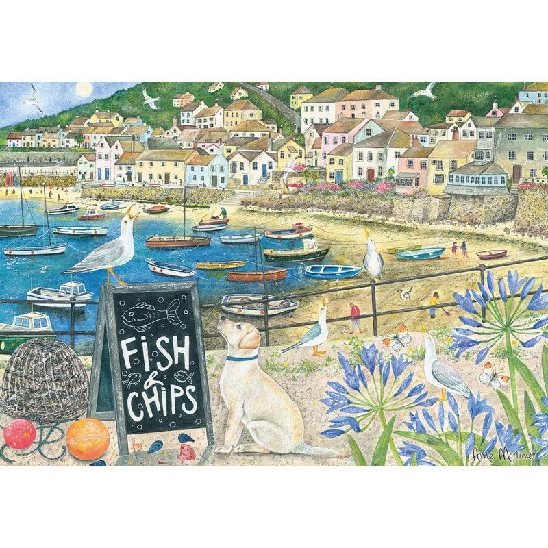 Otter House Fish 'n' Chips 1000 Piece Jigsaw Puzzle