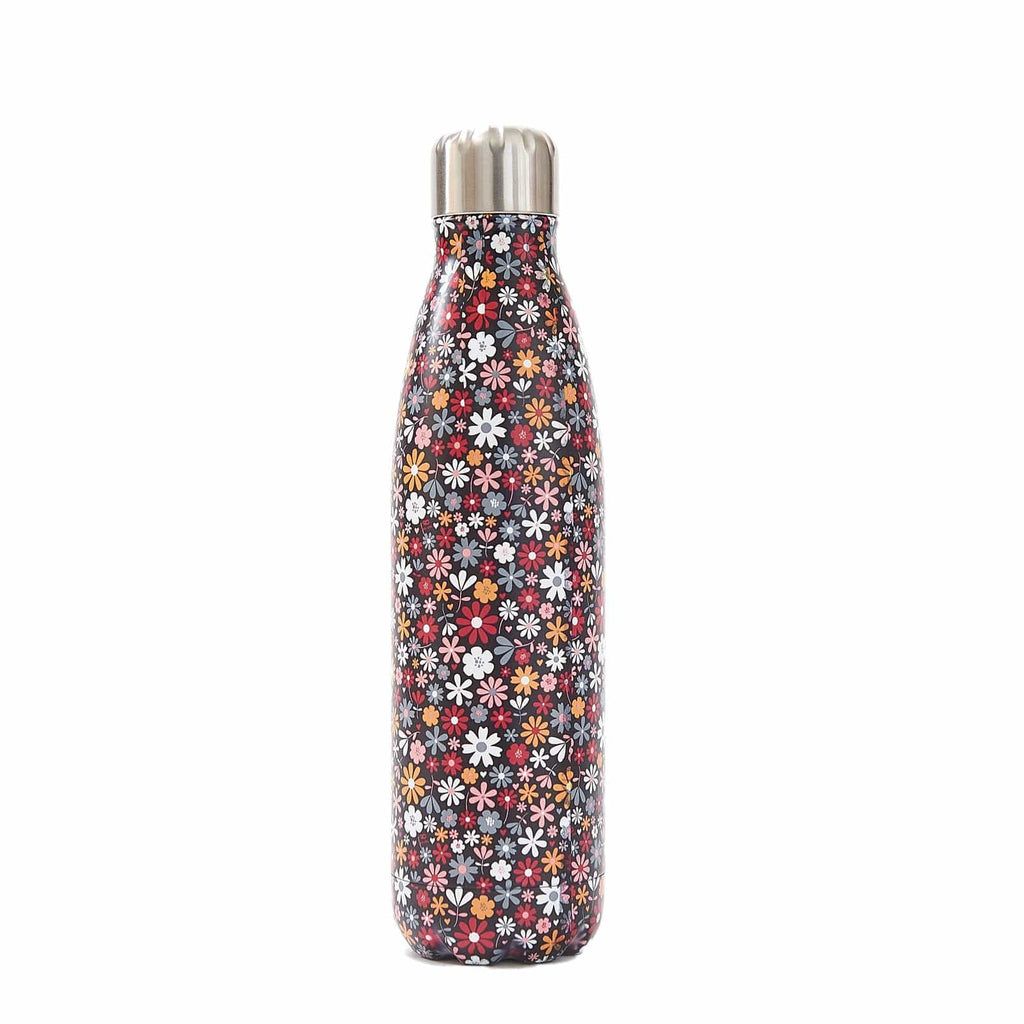 Eco Chic Black Ditsy Thermal Bottle
