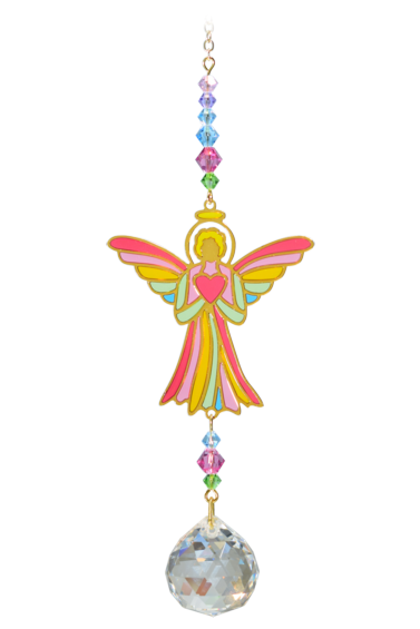 Wild Things Crystal Wonders Angel with Heart - Confetti