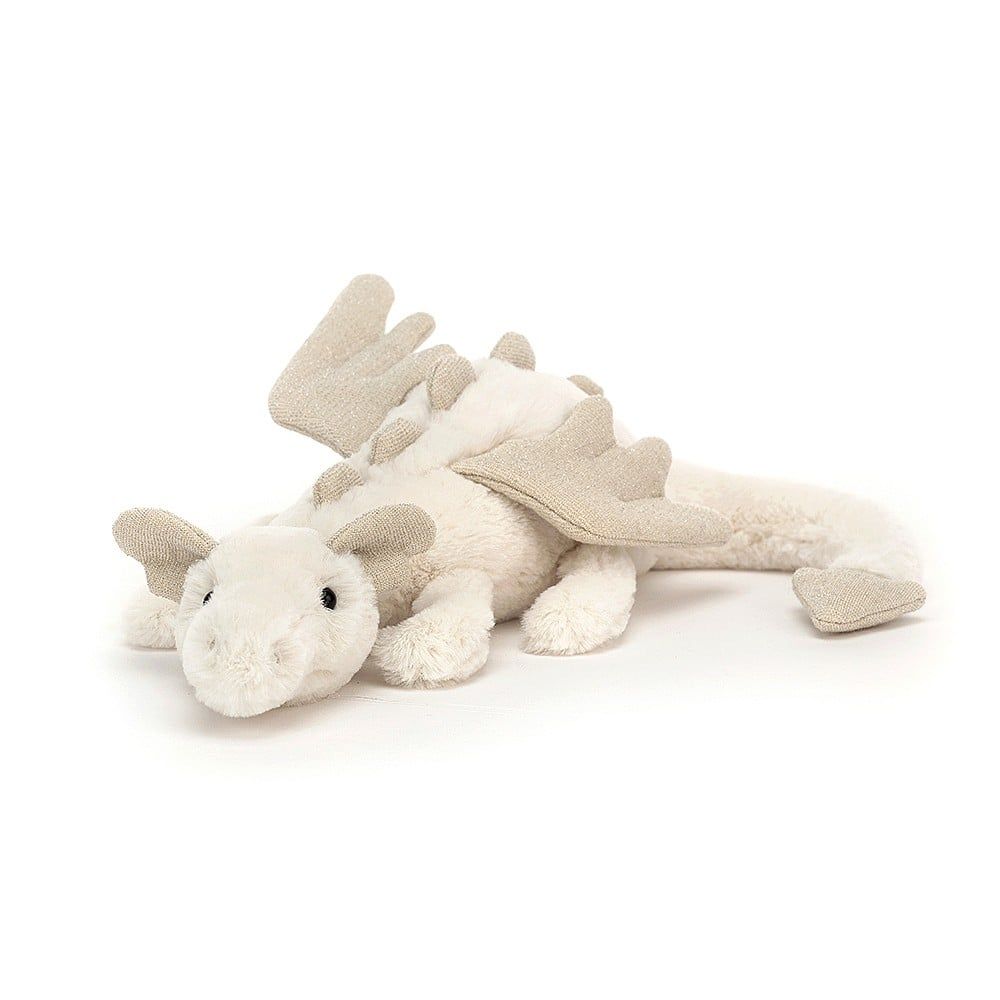 Jellycat Little Snow Dragon Soft Toy