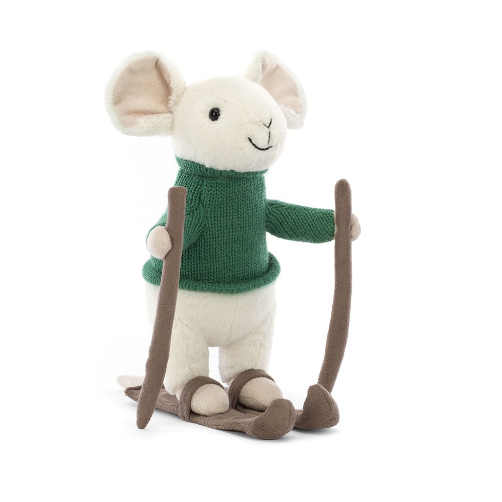 Jellycat Merry Mouse Skiing Soft Toy