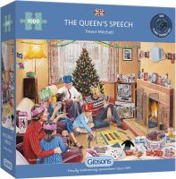 Gibsons The Queen's Speech 1000 Piece Jigsaw Puzzle