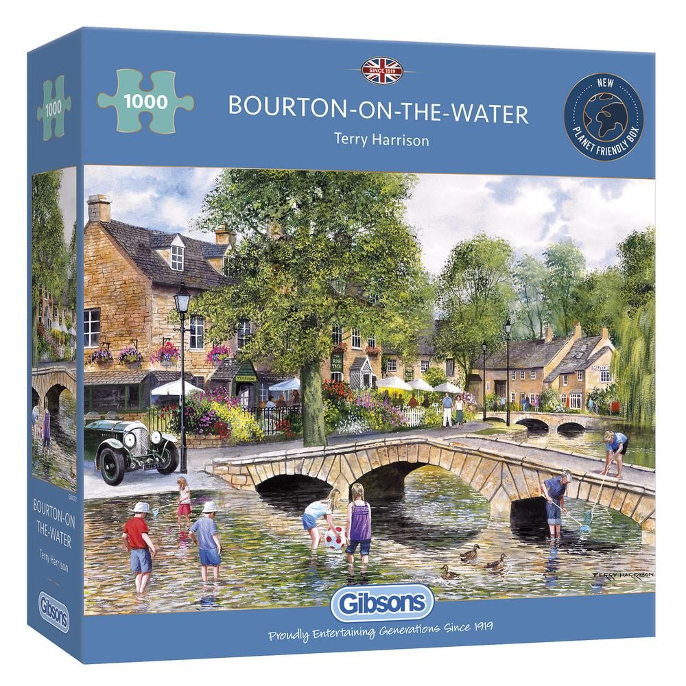 Gibsons Bourton on the Water 1000 Piece Jigsaw Puzzle boxed