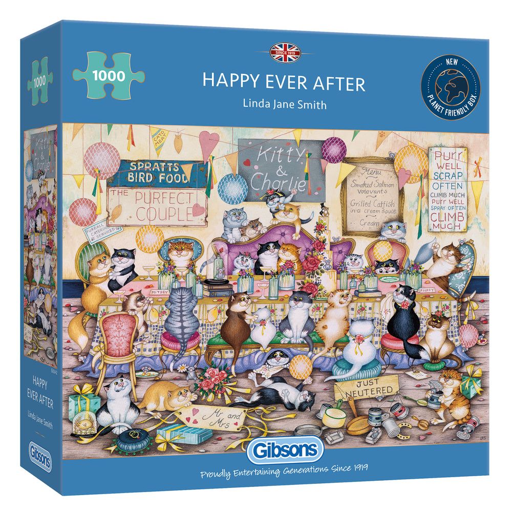 Gibsons Happy Ever After 1000 Piece Jigsaw Puzzle boxed