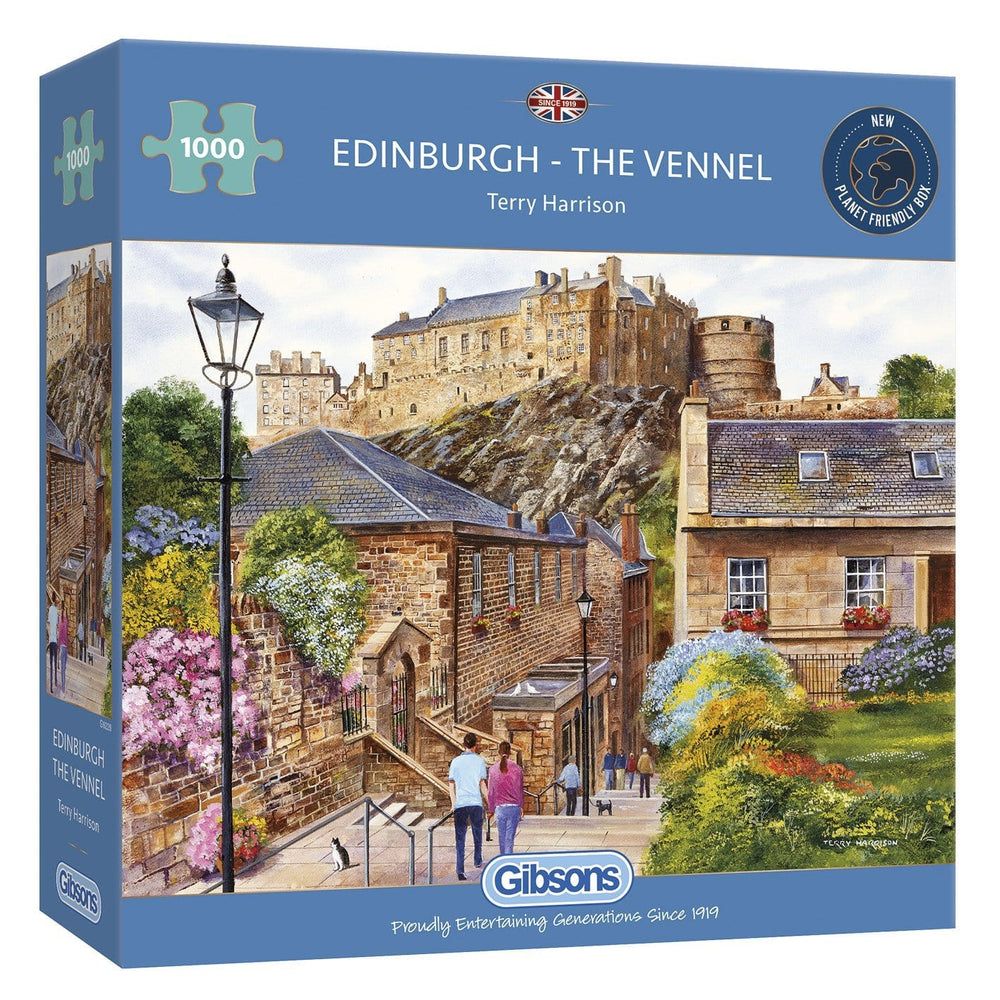 Gibsons Edinburgh - The Vennel 1000 Piece Jigsaw Puzzle boxed