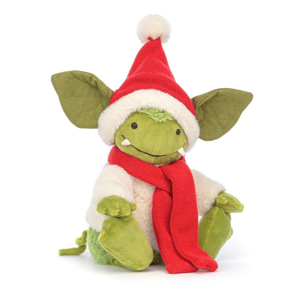 Jellycat Christmas Grizzo Soft Toy