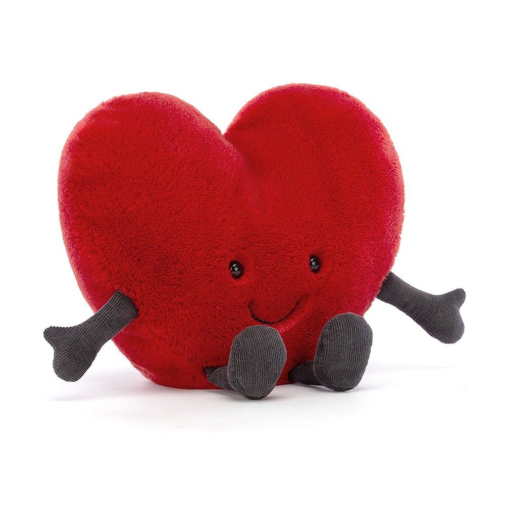 Jellycat Amuseable Large Red Heart Soft Toy