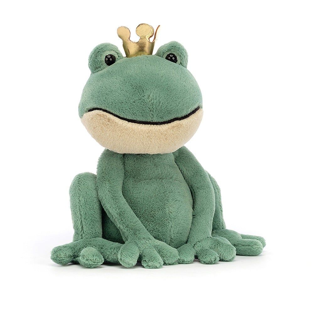 Jellycat Fabian Frog Prince Soft Toy