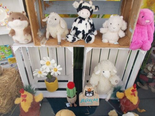 Out of the Blue's Jellycat Adventures - Easter Window 2024