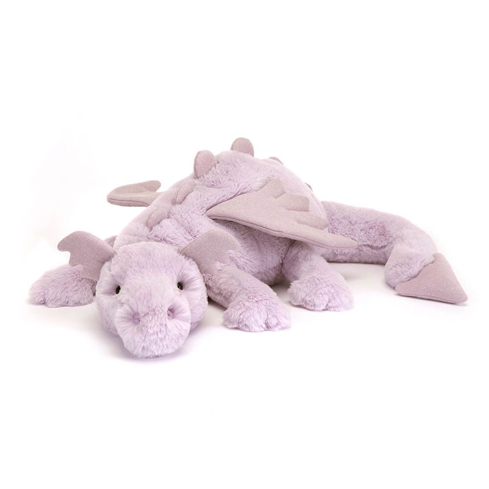 Jellycat Lavender Dragon Huge Soft Toy