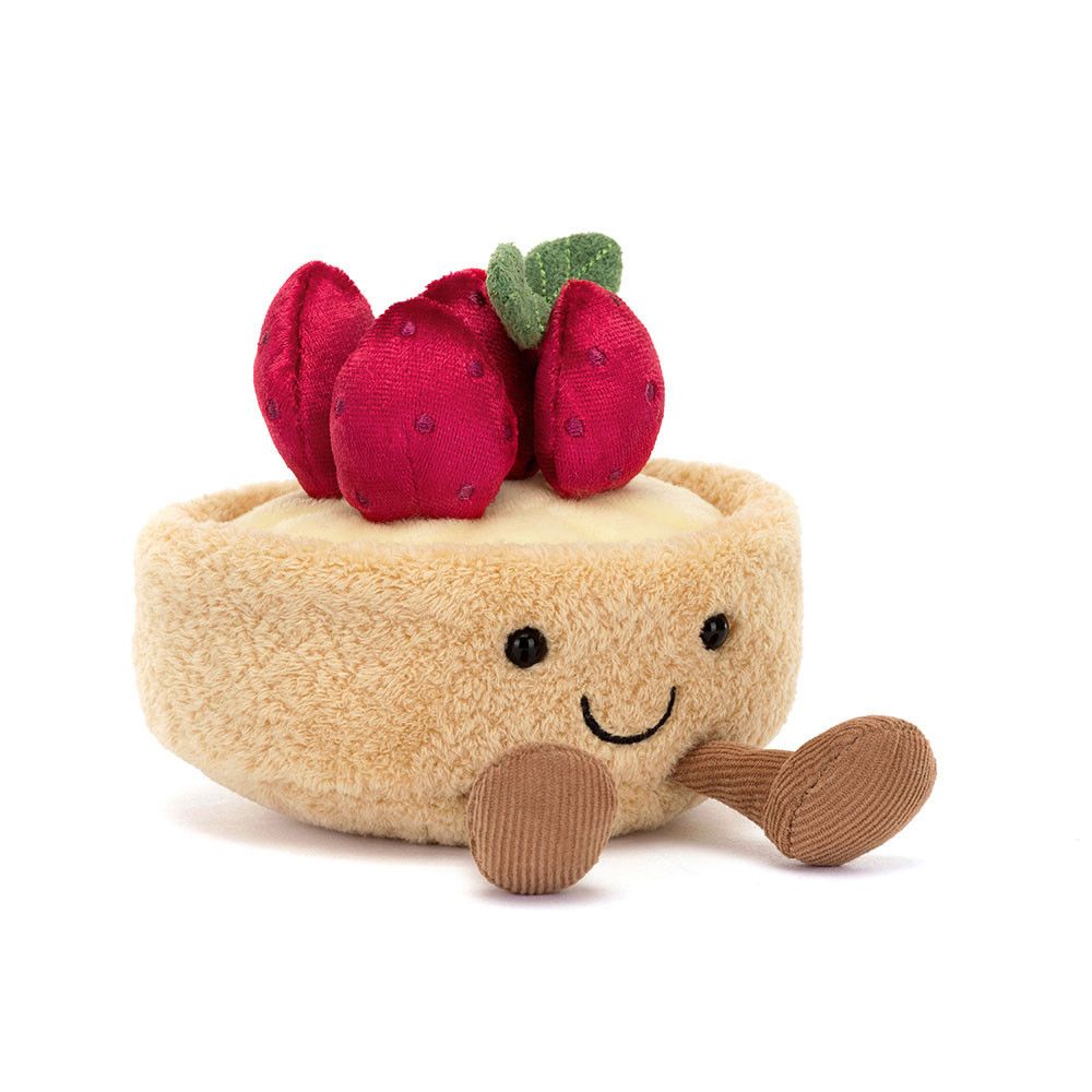 Jellycat Amuseables Fleurette Tarte Aux Fraises Soft Toy