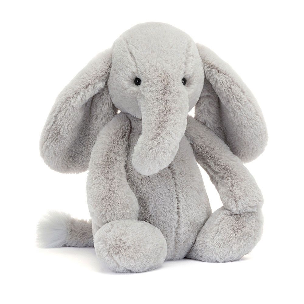 Jellycat Bashful Luxe Elephant Thuddeus Original Soft Toy