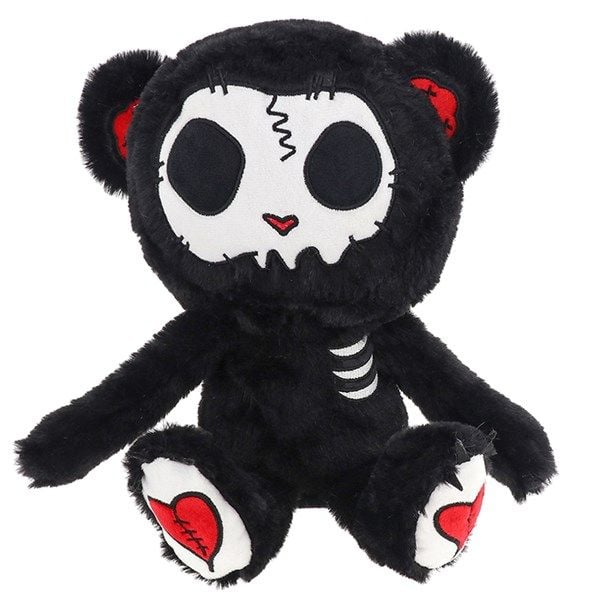 Gus Fink Gooli Plush Grim The Stitch Bear Black