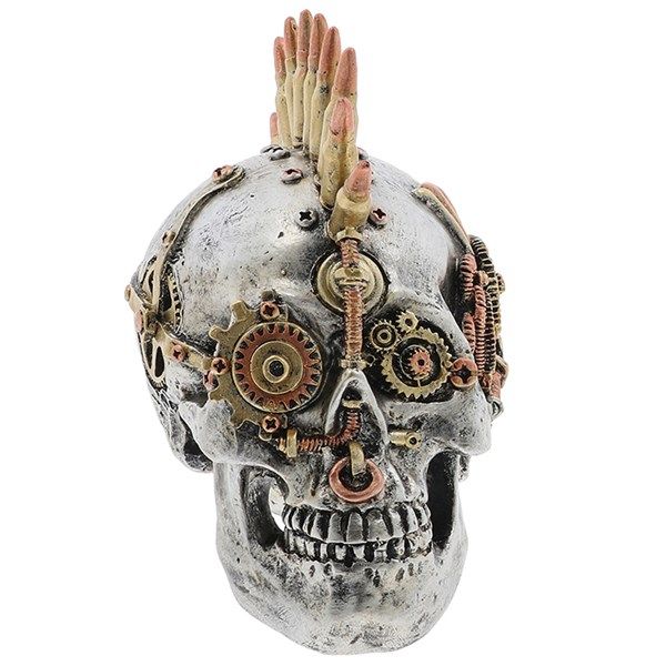 Steampunk Skull with Mohawk