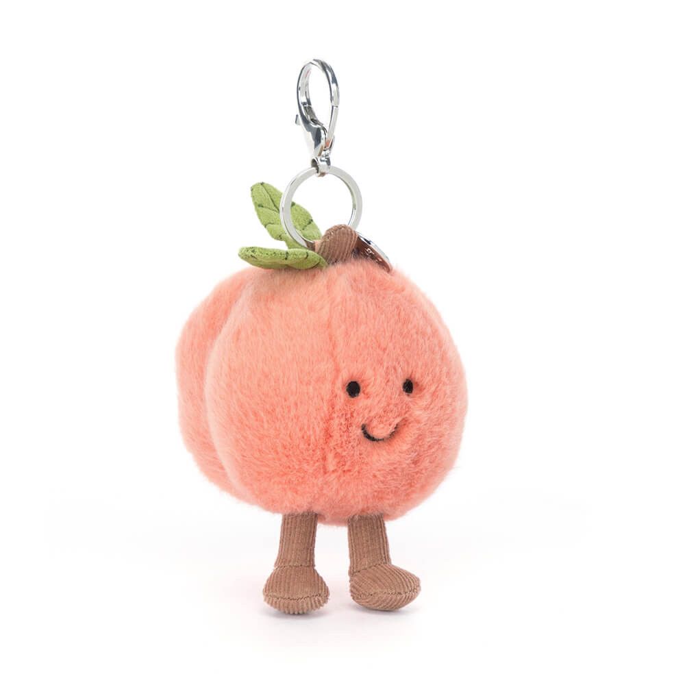 Jellycat Amuseables Peach Bag Charm