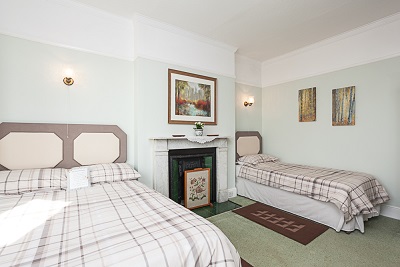 Family room is ensuite with double and single bed
